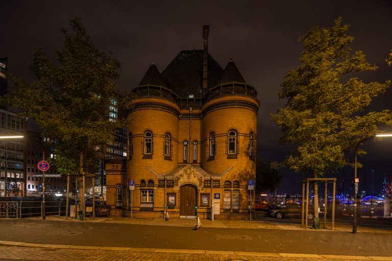 Alte Polizeiwache in der Hamburger Speicherstadt