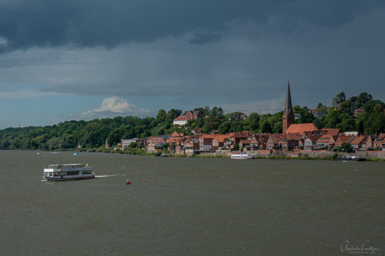 Blick auf die Altstadt von Lauenburg