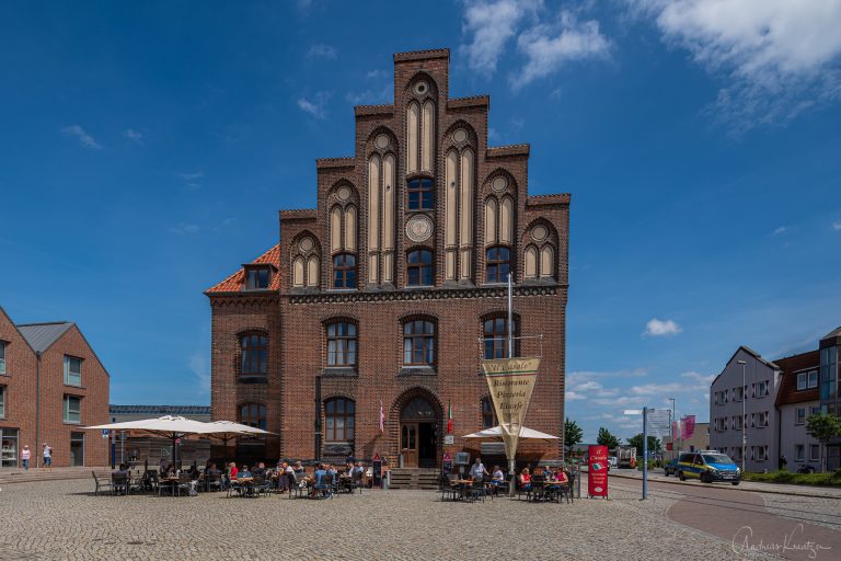 Gebäude am Alten Hafen in Wismar